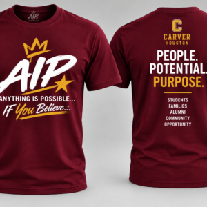 Carver AIP — Wear the Message Tee